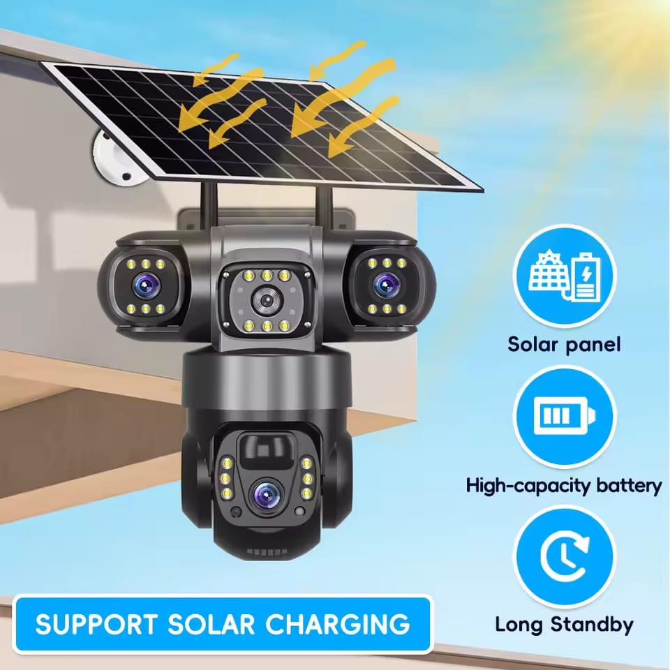 hybrid 12mp (4+4+4) 4k triple lenses triple screens 4g v380pro solar camera hybrid 12mp (4+4+4) 4k triple lenses triple screens 4g v380pro solar camera