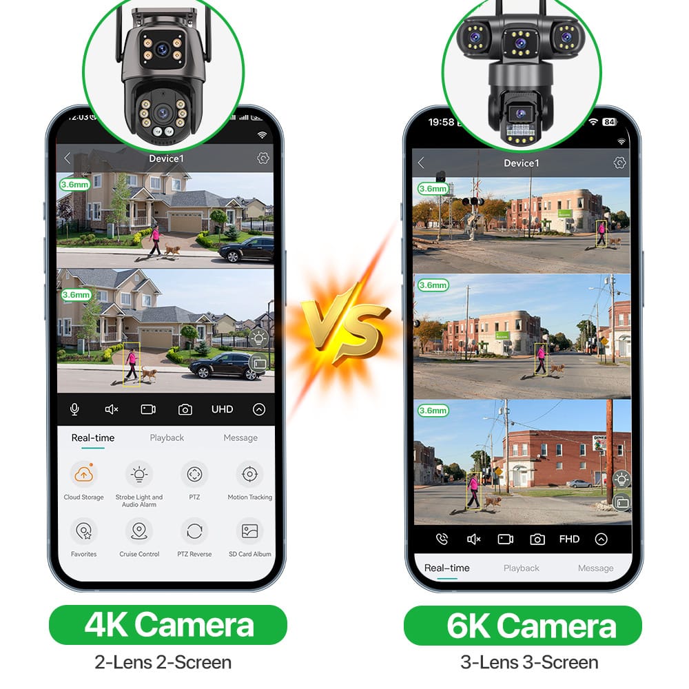 hybrid 12mp (4+4+4) 4k triple lenses triple screens 4g v380pro solar camera hybrid 12mp (4+4+4) 4k triple lenses triple screens 4g v380pro solar camera