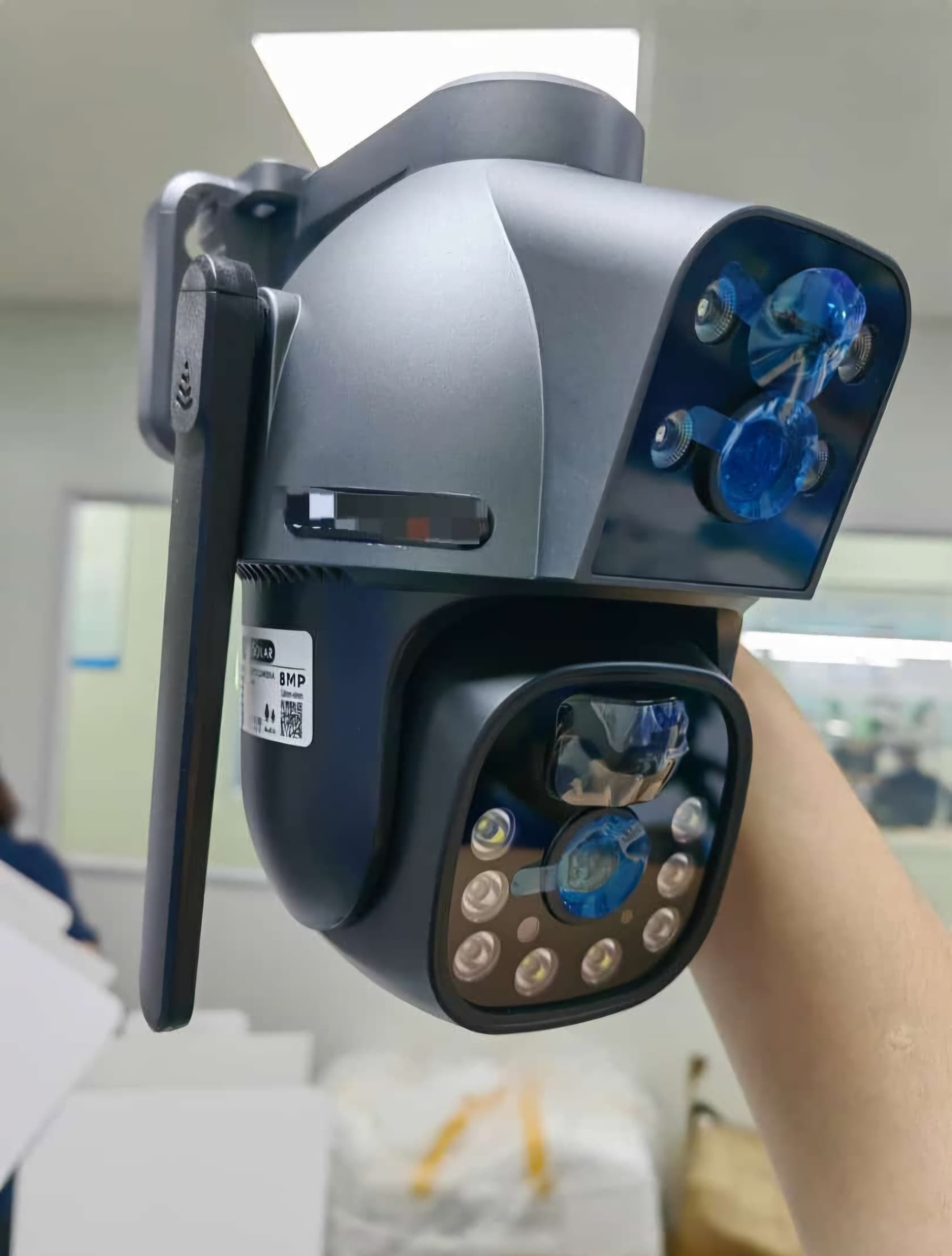 ubox dual sensor hybrid solar ptz camera: with ultra wide angle bullet camera lens + 8mp 4k image quality ubox dual sensor hybrid solar ptz camera: with ultra wide angle bullet camera lens + 8mp 4k image quality