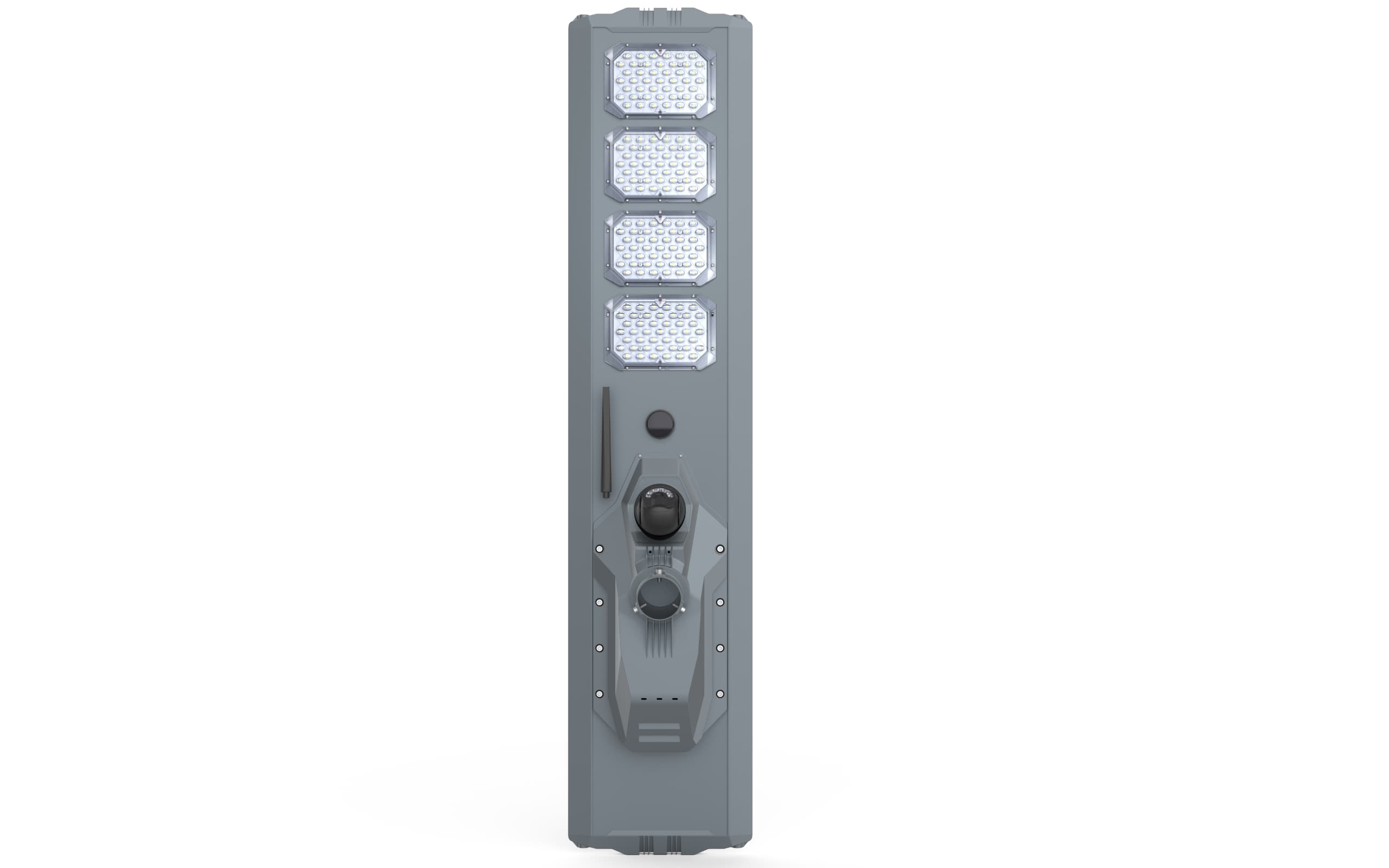 400w solar powered street light (project module) + inbuilt hybrid 4g solar ptz camera