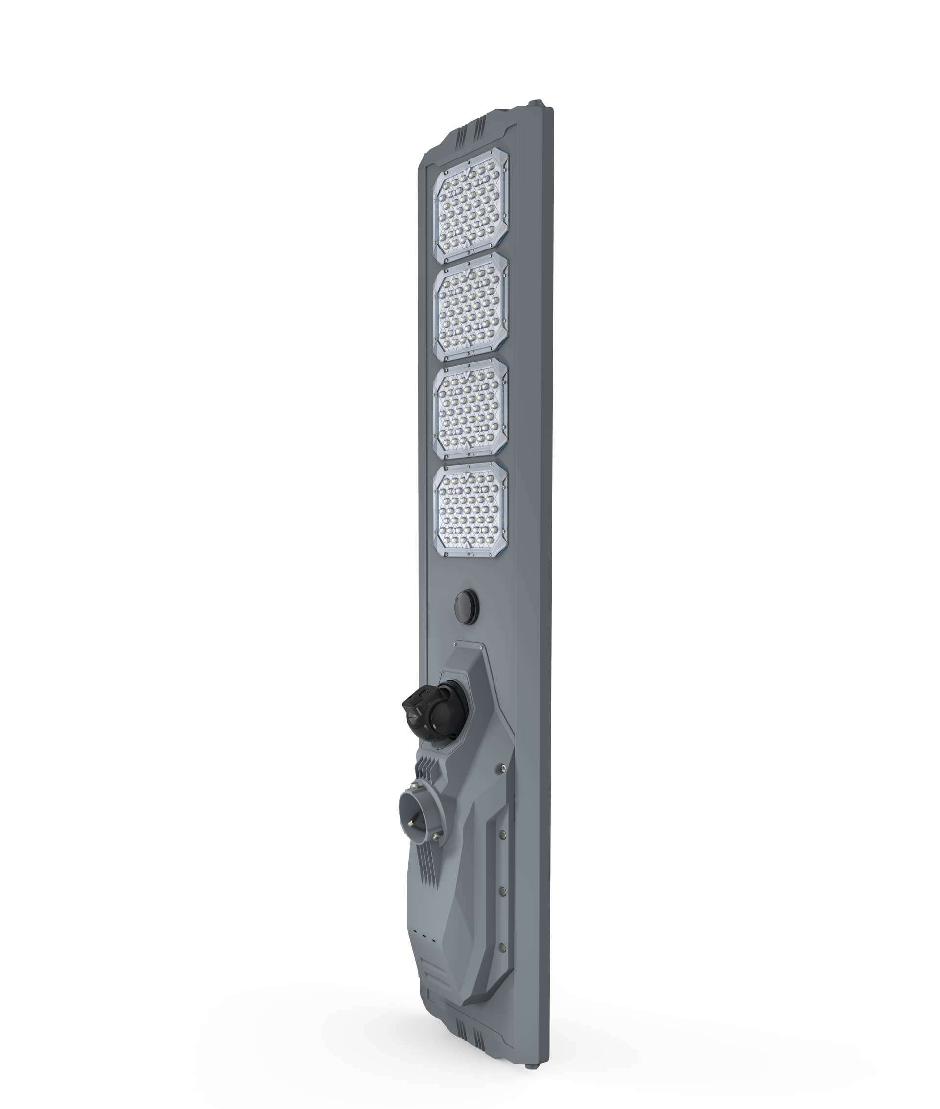400w solar powered street light (project module) + inbuilt hybrid 4g solar ptz camera