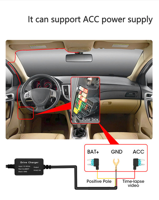 disguised mirror dash dual camera recording front and rear cam
