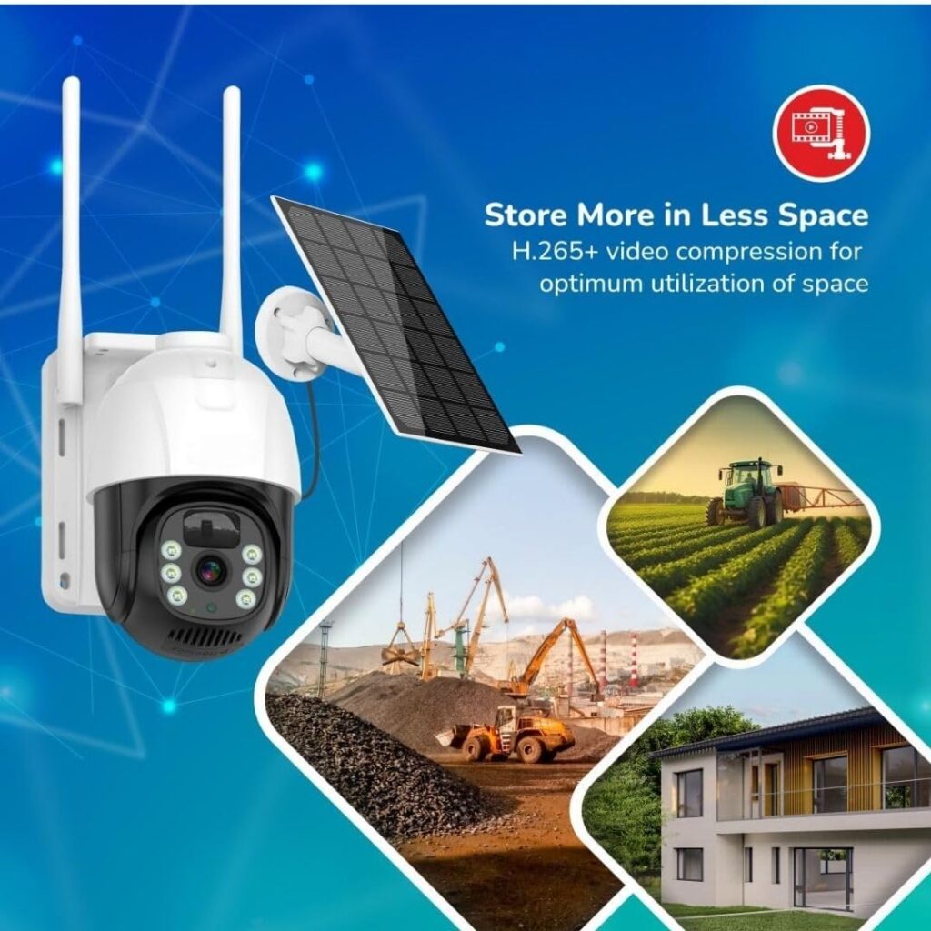 v380pro single lens solar 4g sim 4mp ptz outdoor cctv camera