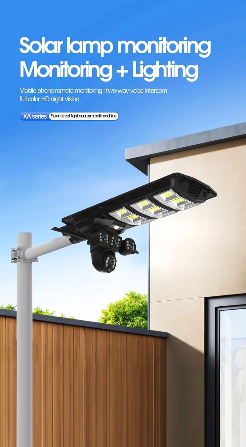 450w ai powered real 3 lens solar light ptz 4g camera 450w ai powered real 3 lens solar light ptz 4g camera