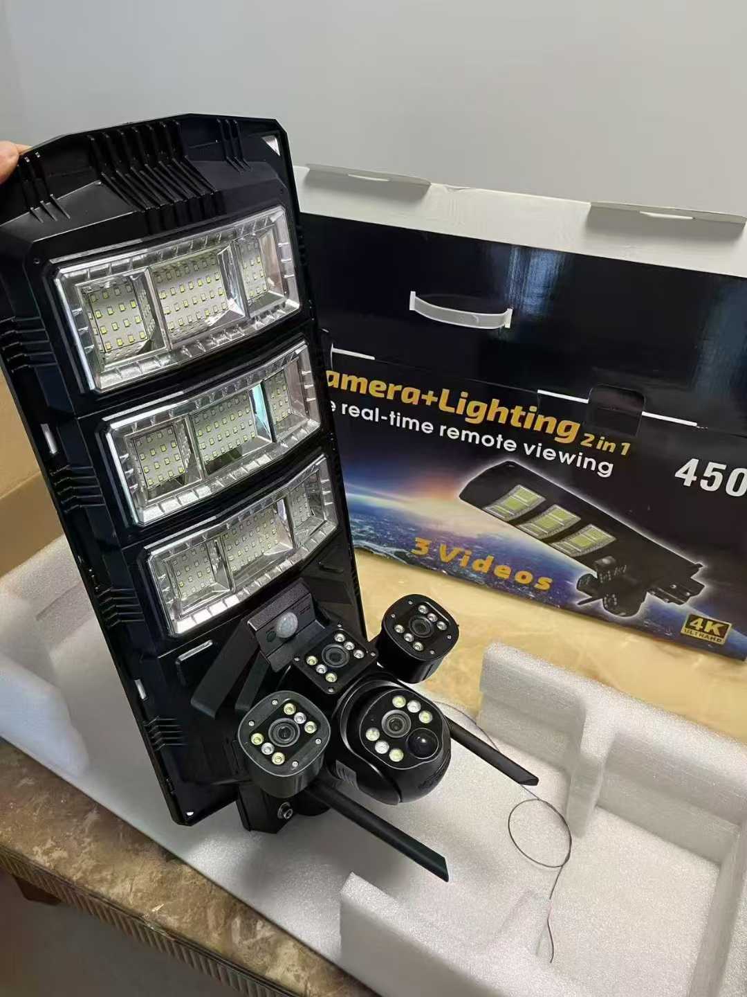 450w ai powered real 3 lens solar light ptz 4g camera 450w ai powered real 3 lens solar light ptz 4g camera