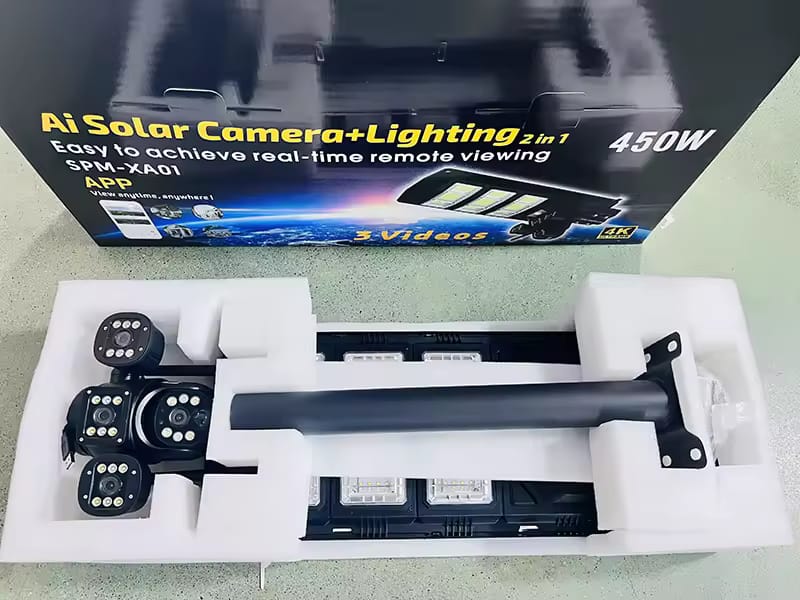 450w ai powered real 3 lens solar light ptz 4g camera 450w ai powered real 3 lens solar light ptz 4g camera