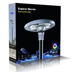 ORIGINAL 1200W GARDEN UFO Solar RGB Light original 1200w garden ufo solar rgb light2